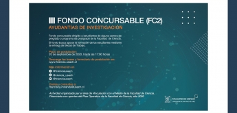 Afiche III Fondo Concursable Facultad de Ciencia